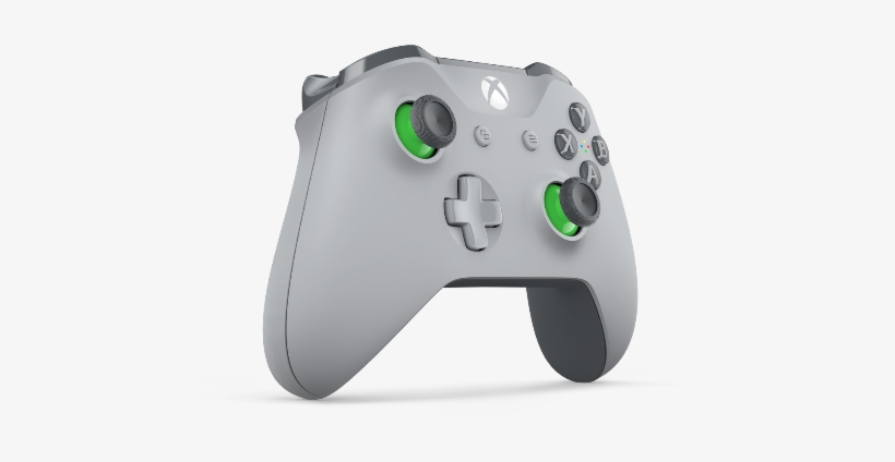 Xbox One Controller Green And Grey - Xbox One Grey Controller, transparent png #580272