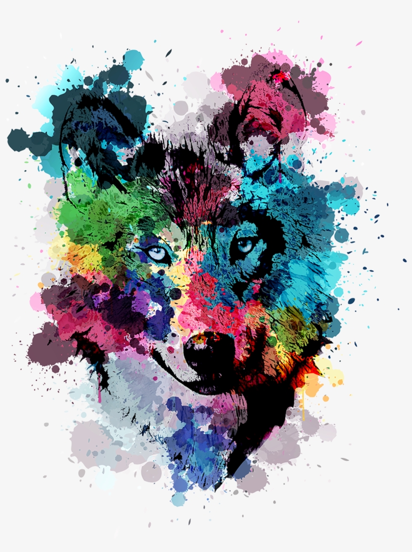 Real Life Samples Of Some Of The Designs On Apparel - Paint Splatter Shower Curtain, transparent png #580302