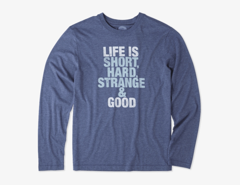 Men's Life Is Strange Good Long Sleeve Cool Tee - Moral, transparent png #580453