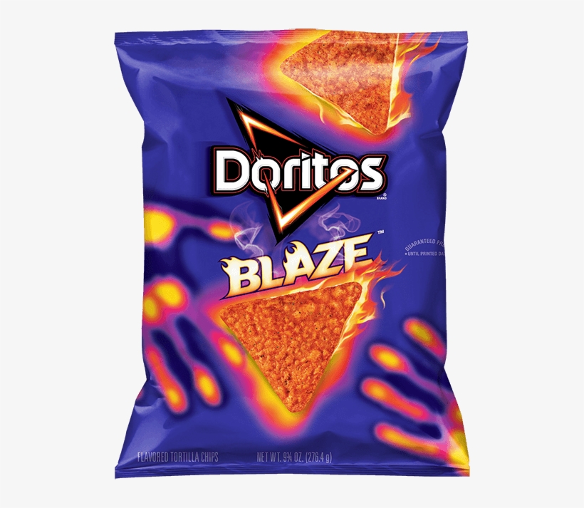 Doritos® Blaze™ Flavored Tortilla Chips - New Doritos Blaze, transparent png #580455