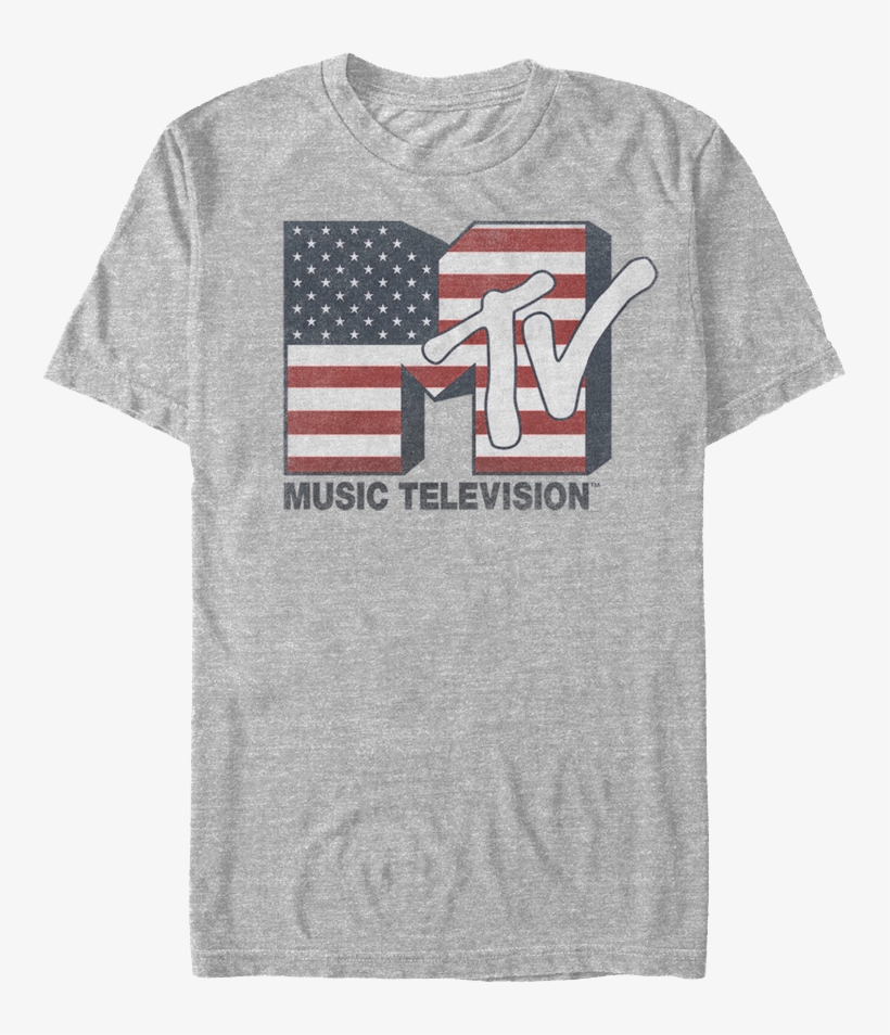American Flag Logo Mtv Shirt - T Shirt Walmart Men, transparent png #580517