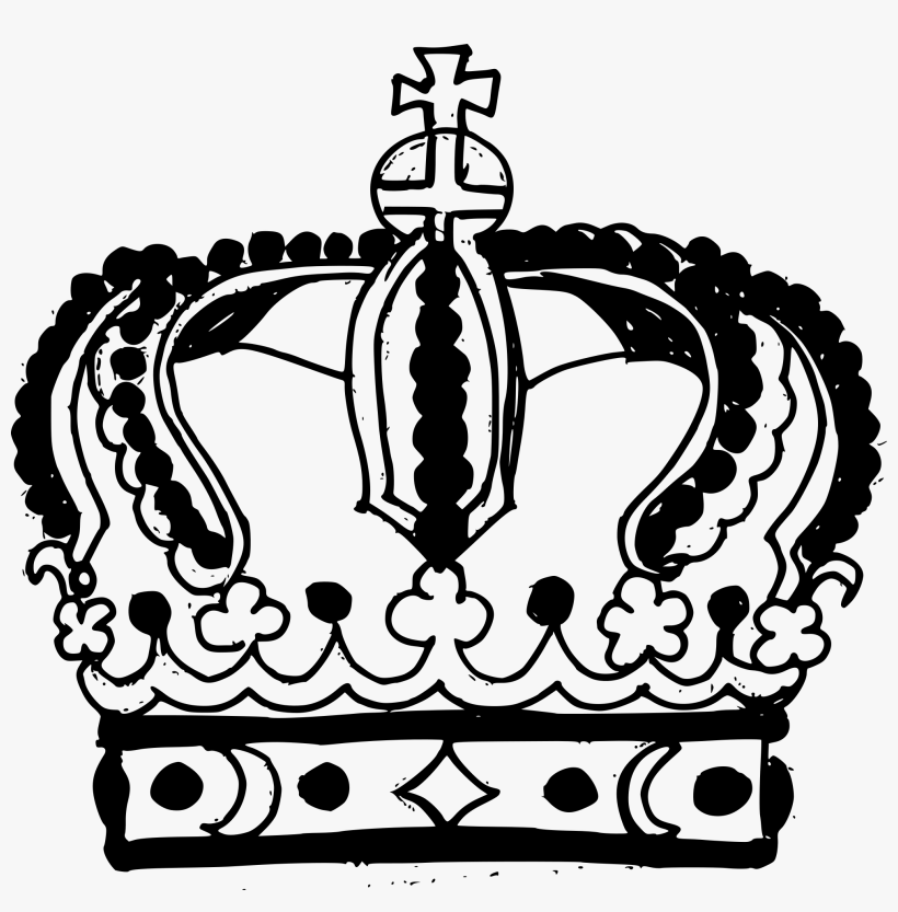 Png File Size - Crown Drawing, transparent png #580726