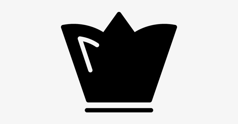 King Royal Tall Black Crown Design Vector - Coronas Blanco Y Negro Png, transparent png #581115