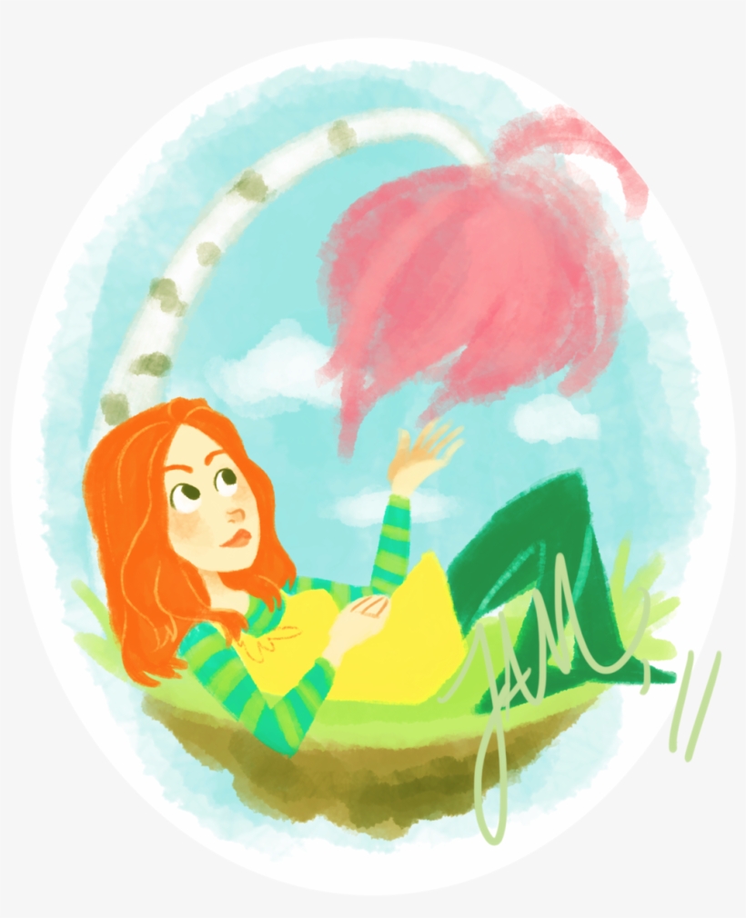 Audrey And The Truffula Tree - The Lorax, transparent png #581238