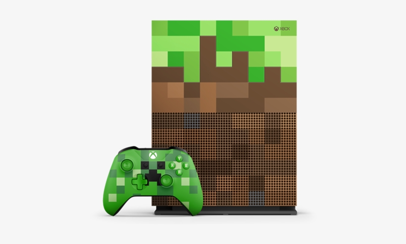 Xbox One S Minecraft - Minecraft Limited Edition Xbox One S, transparent png #581308