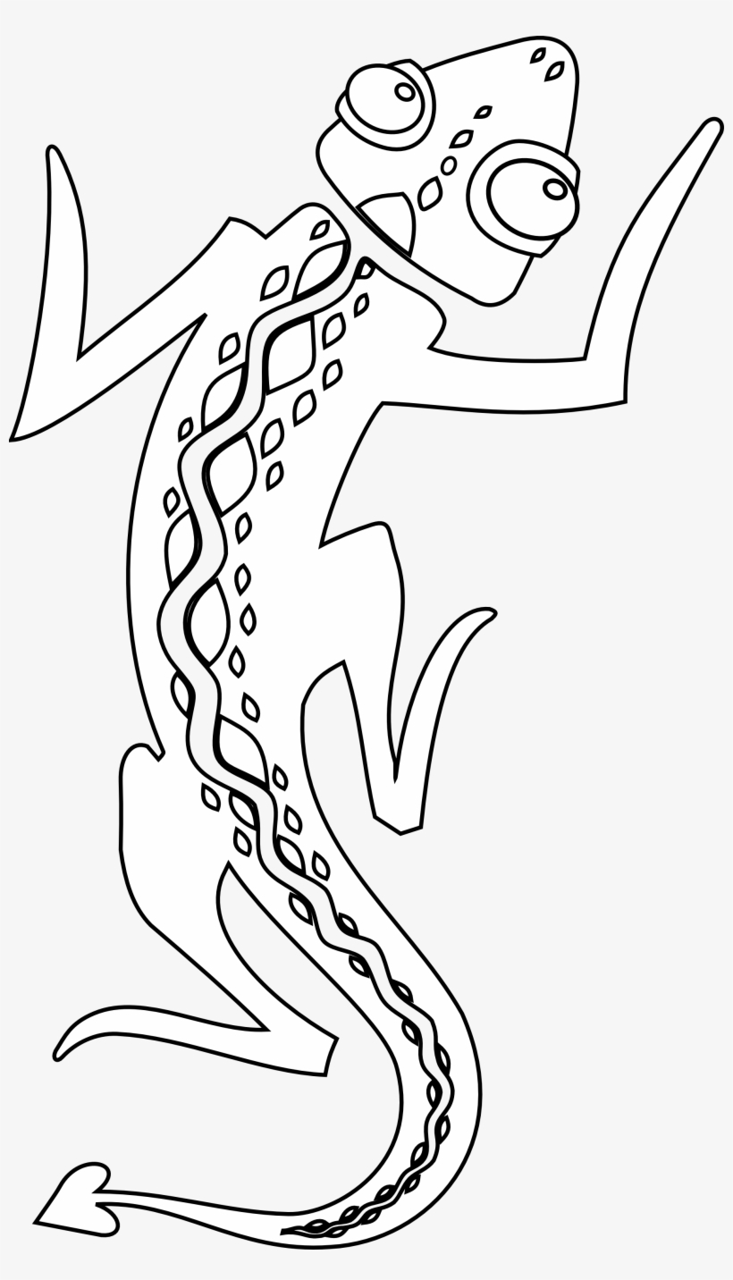 Clipart Free Download Lizard Coloring Pages Coloringsuite - Lizzard For Coloring Png, transparent png #581742