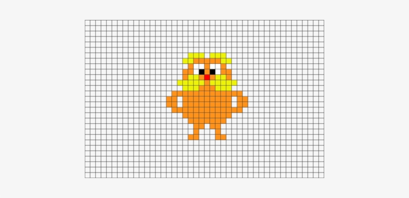 The Lorax Pixel Art - Perler Bead Patterns Lorax, transparent png #581807