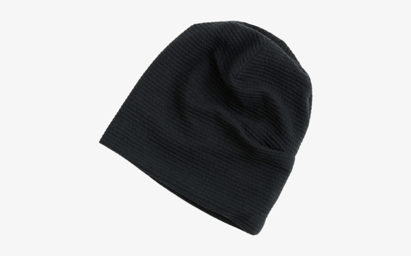 Black Slouchy Beanie - V. Fraas, transparent png #582121