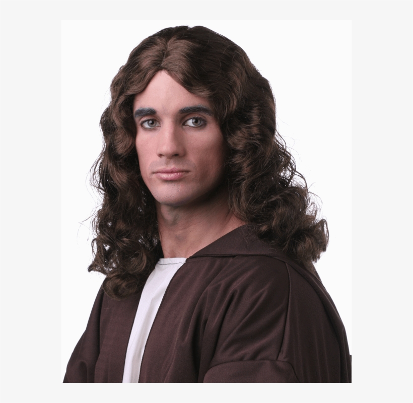 Sepia Jesus Wig - Wig, transparent png #582484