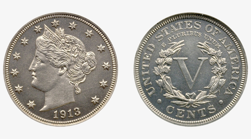 1913 Eliasberg Liberty Head Nickel - 5 Cent 1913 Usa, transparent png #583255