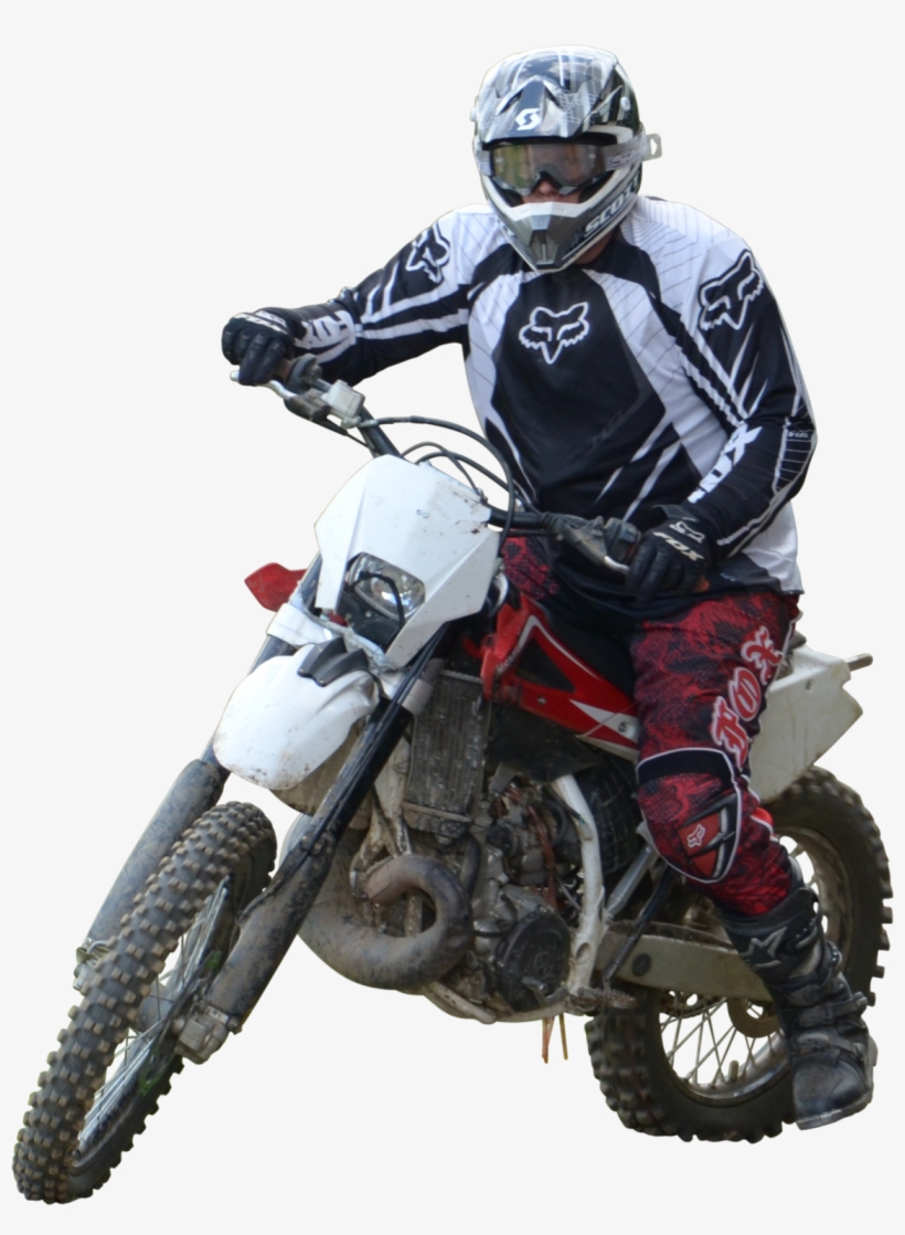 Motocross - Bike With Men Png, transparent png #583510