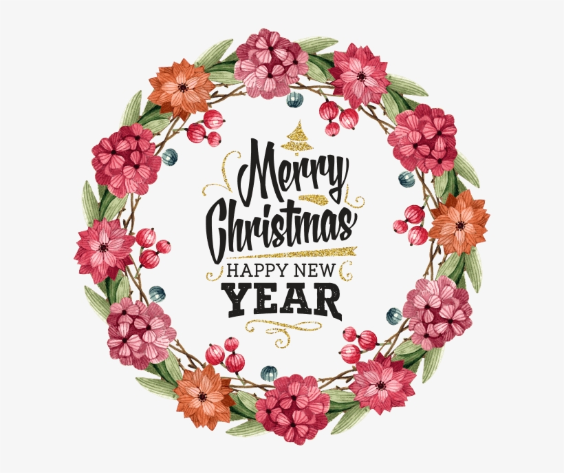 Beautiful Watercolor Christmas Messages Sticker-0 - Christmas Day, transparent png #583592
