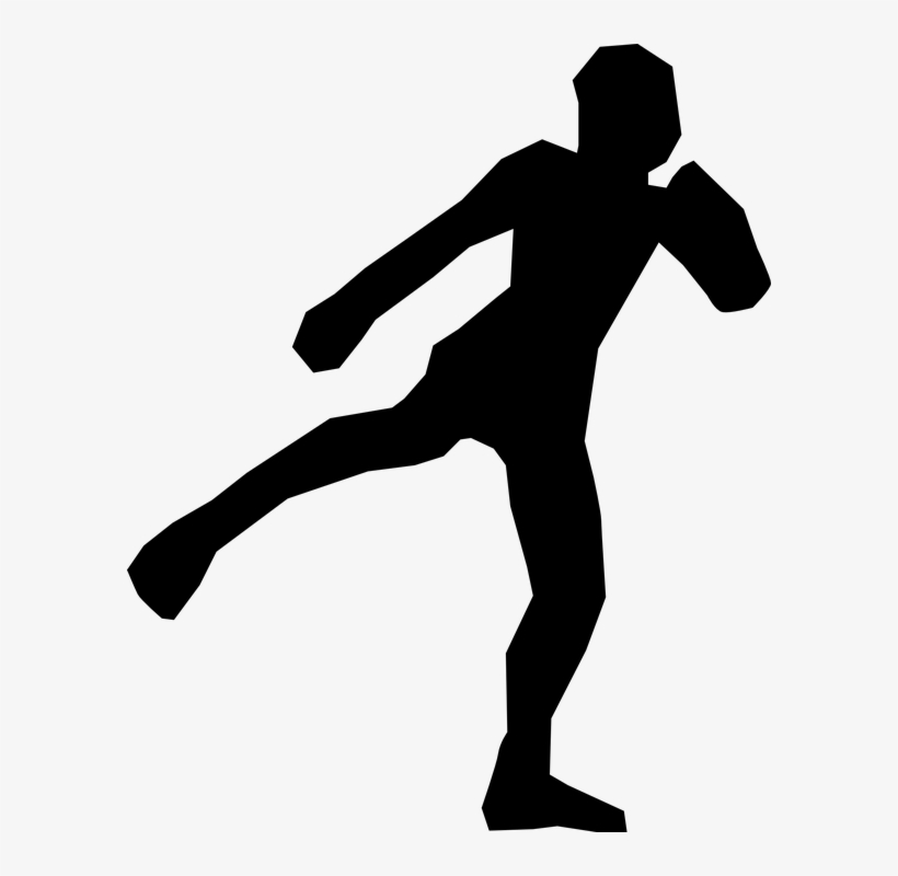 Muay Thai Silhouette, transparent png #583800