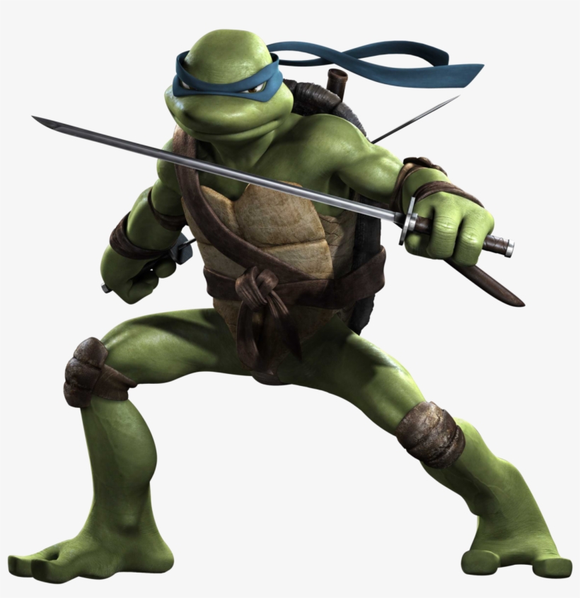 Leonardo Tmnt - Fangeplus Fange Large 3d Teenage Mutant Ninja Turtles, transparent png #583977