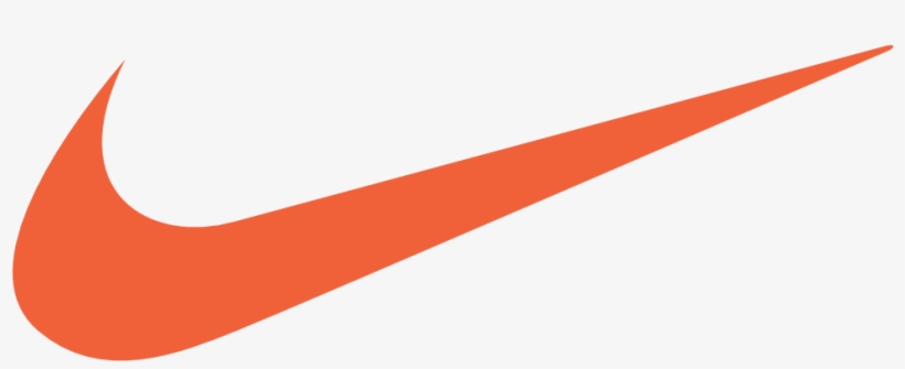 Nike - Orange Nike Swoosh Png, transparent png #583999