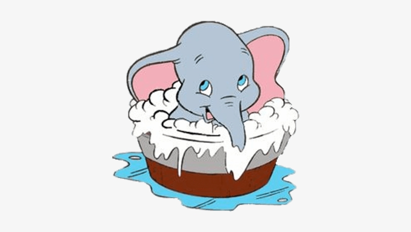 Dumbo In Bath Tub Dumbo Pins Free Transparent Png Download Pngkey