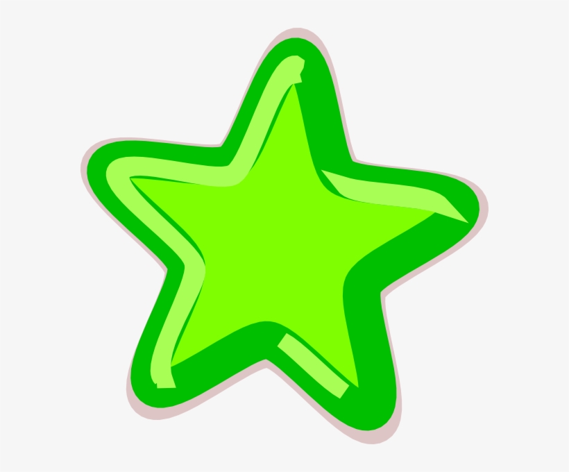 Neon Stars Clipart & Neon Stars Clip Art Images - Green Star Clipart Png, transparent png #584093