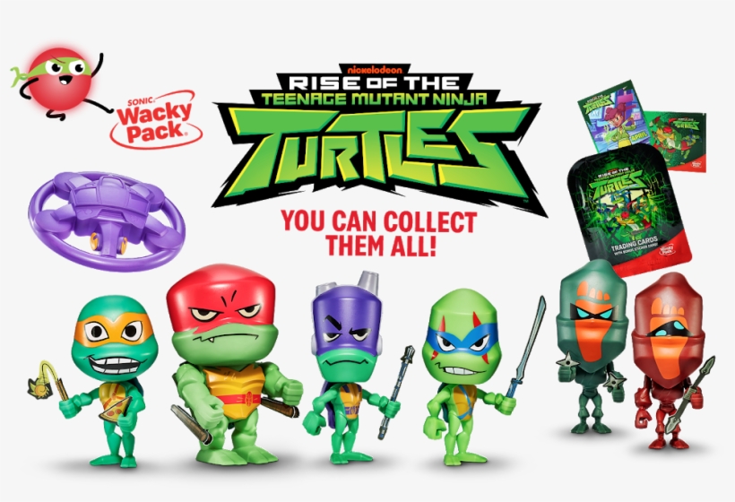 As Part Of Sonic's Rise Of The Tmnt Wacky Pack Promotion, - Rise Of The Tmnt Toys, transparent png #584287