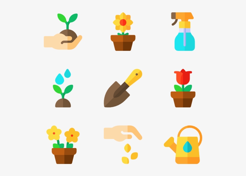 House Plants - Flowerpot Icon, transparent png #584414