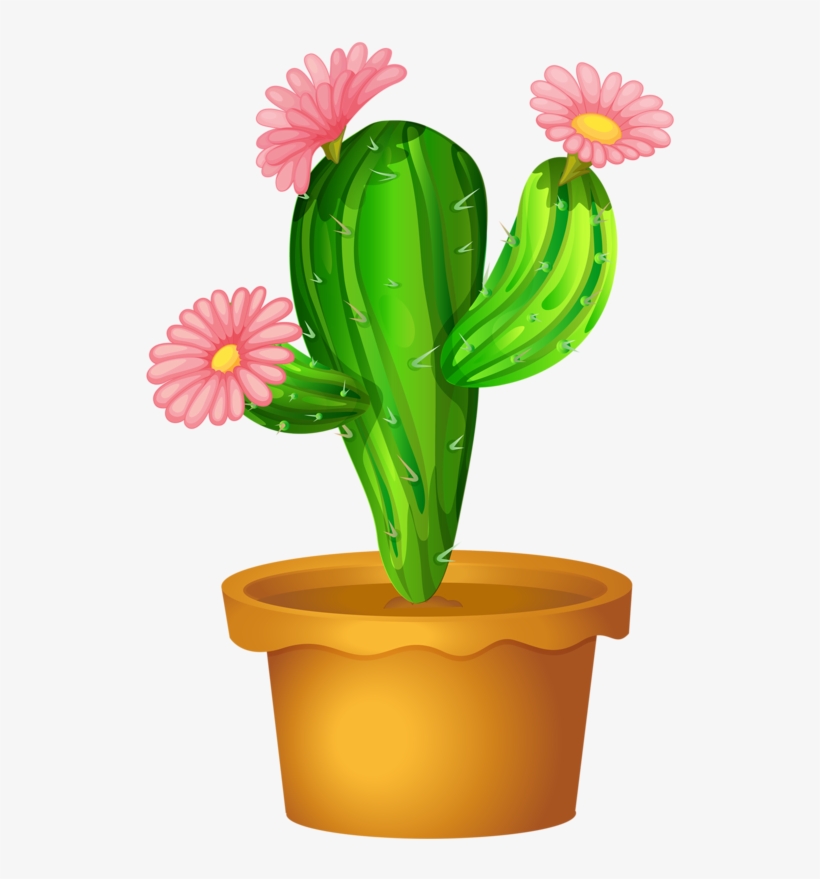 Picture - Cactus Flower Clipart, transparent png #584443