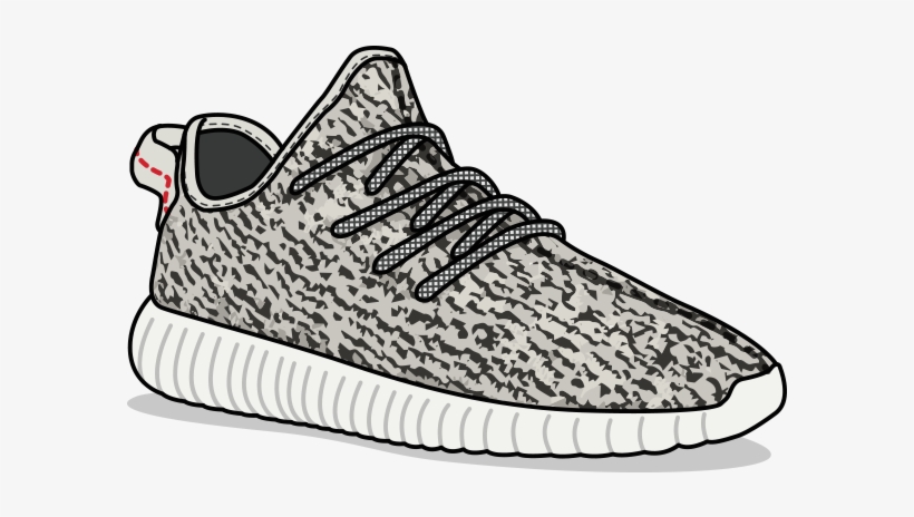 Yeezy Drawing - Yeezy Turtle Dove Png, transparent png #584486