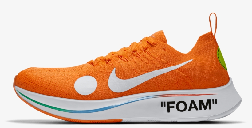 Image Of Nike Off White Zoom Fly Mercurial - Nike Zoom Fly Off White, transparent png #584677