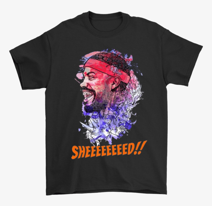 Gildan Mens T-shirt / Black / S Rasheed Wallace Watercolor - Shirt, transparent png #584743