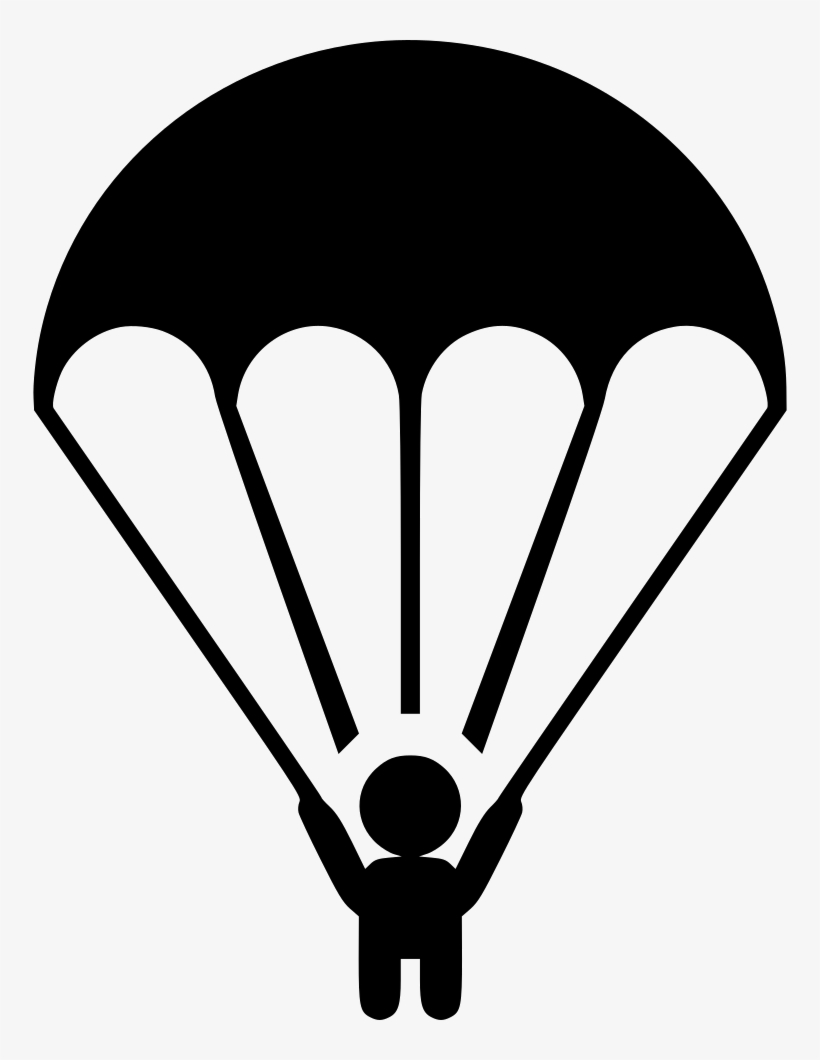 Svg Free Download Onlinewebfonts - Parachute Png, transparent png #584766