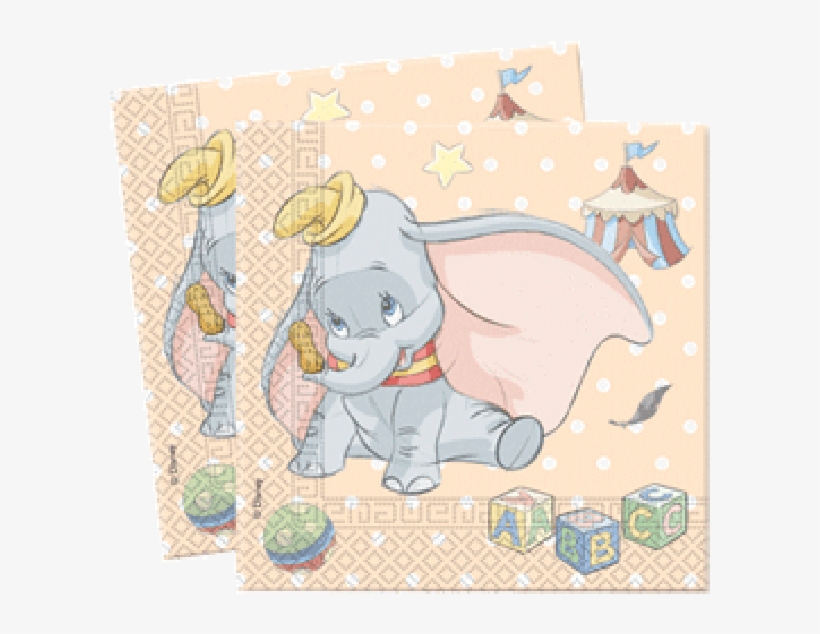 Dumbo Servietter, transparent png #584767
