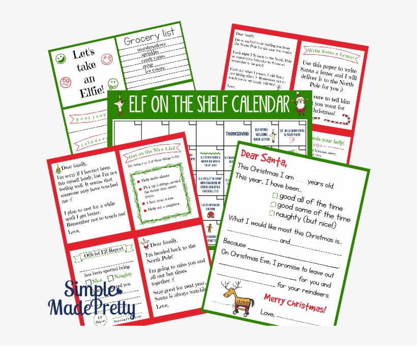 Elf On The Shelf Ideas, Elf On The Shelf Calendar And - Child, transparent png #585020