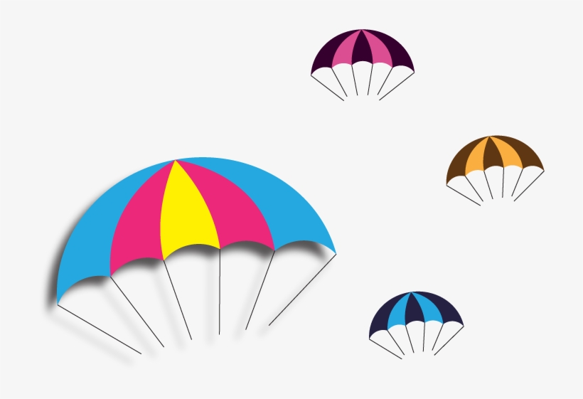 Vector Parachute Free Png And Clipart - Umbrella, transparent png #585083
