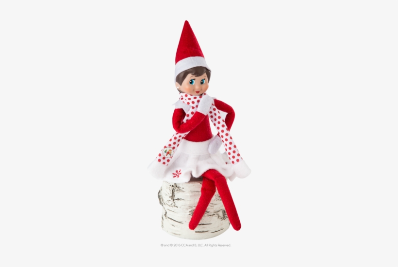The Elf On The Shelf® - Claus Couture Collection Snowflake Skirt & Scarf, transparent png #585099