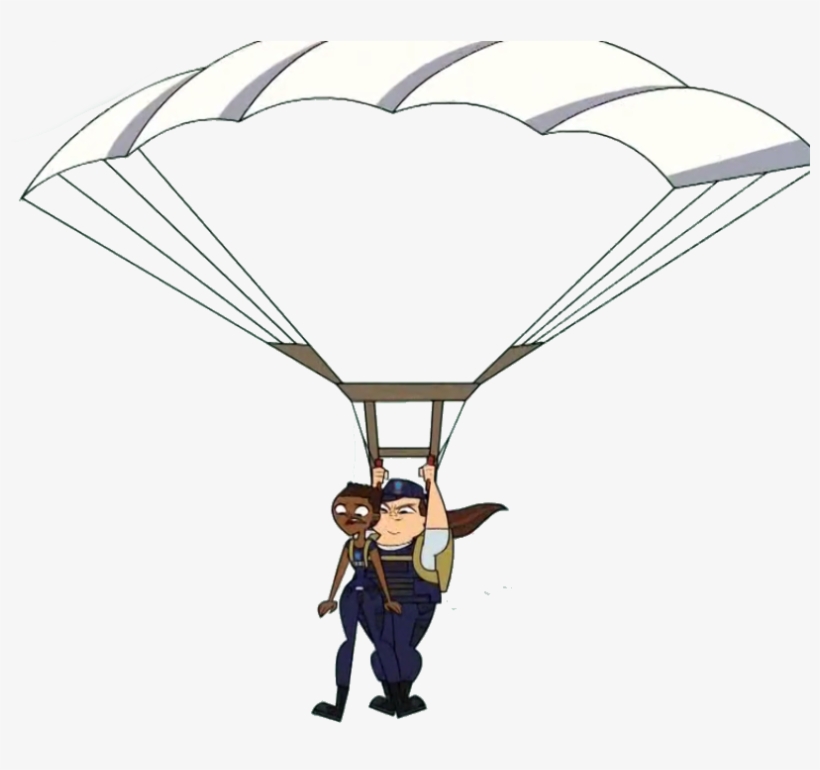 Parachute Cadets - Total Drama Parachute, transparent png #585143