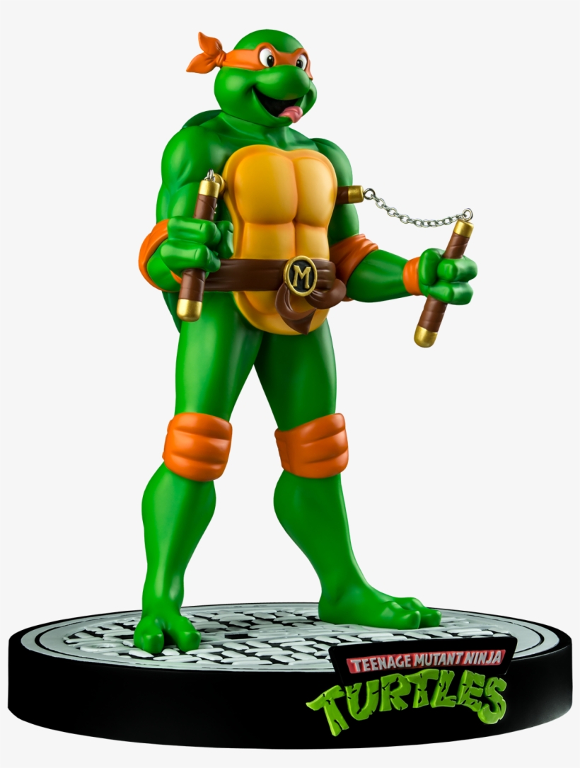 Teenage - Ikon Collectables Tmnt Michelangelo, transparent png #585188