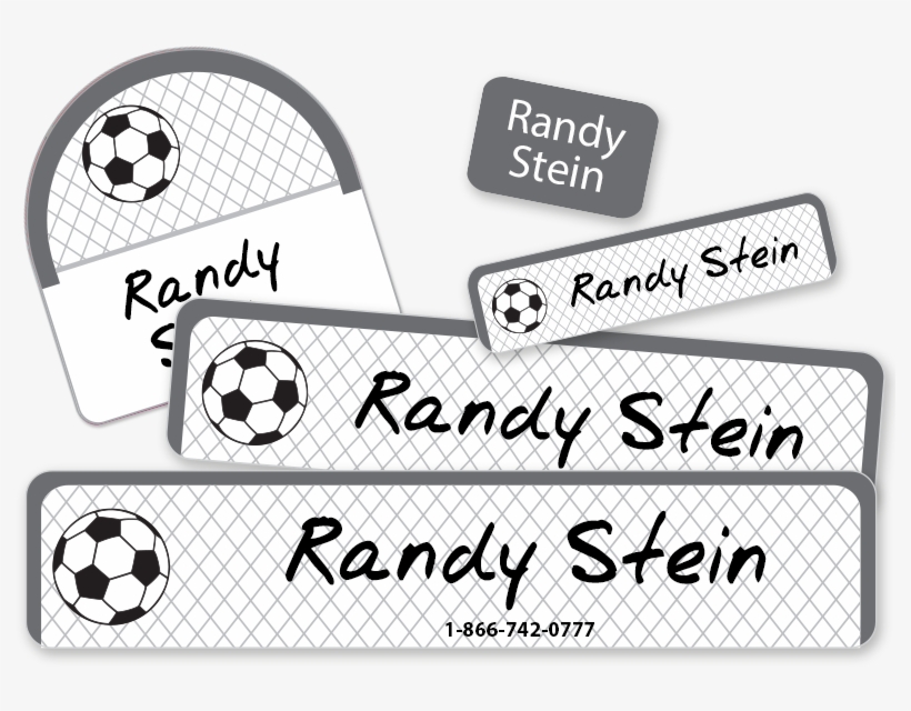 Soccer Net And Ball Camp Labels - Cloth House, transparent png #585405