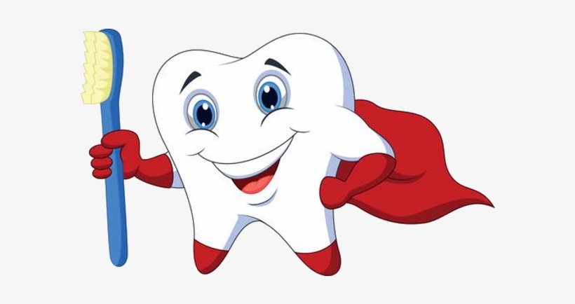 Fluoride Is An Element, Which When Administered In - Teeth Cartoon Png, transparent png #585477