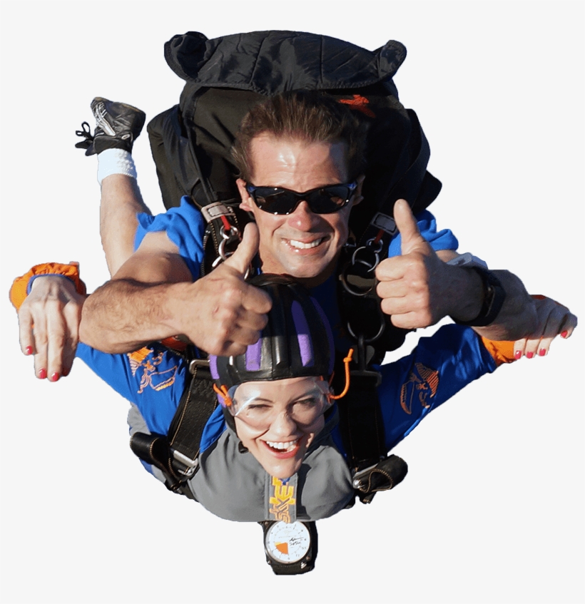 Tandem Skydiving - Teacher, transparent png #585526