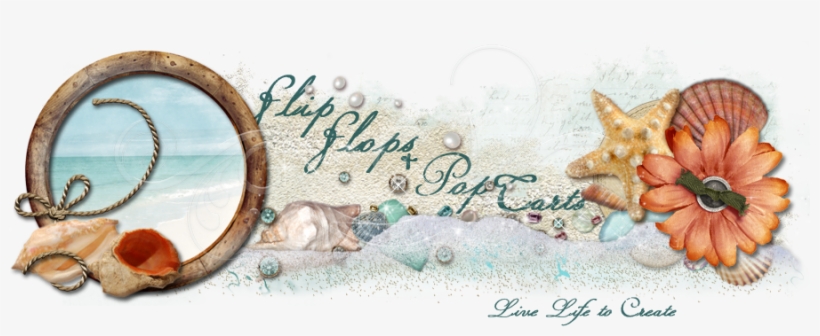 Flip Flops & Pop Tarts - Template, transparent png #585572