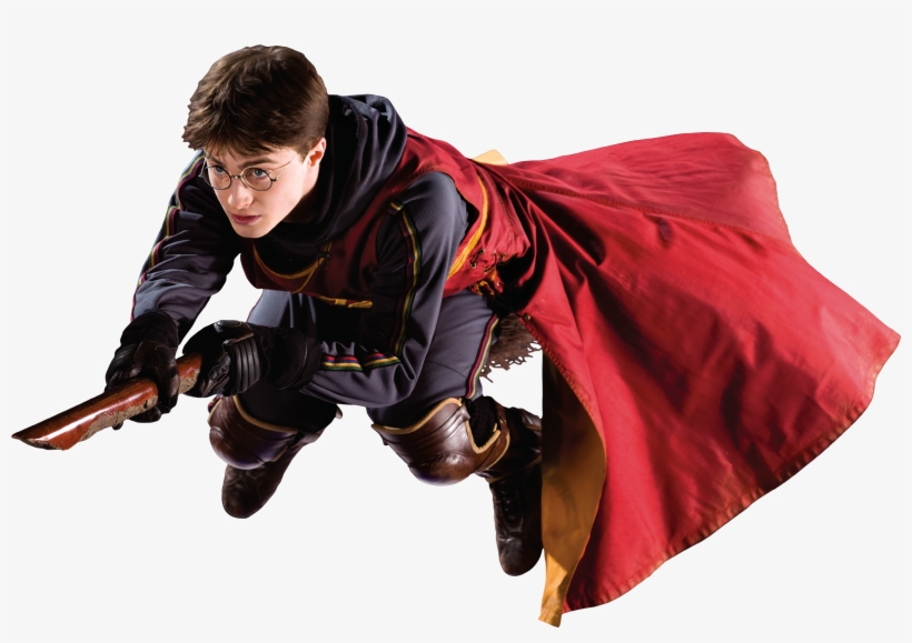 Harry Potter Png Download Image - Harry Potter On Firebolt, transparent png #585573