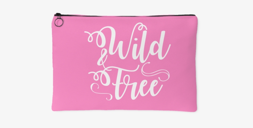 Wild & Free Accessory Pouch - Black, transparent png #586085