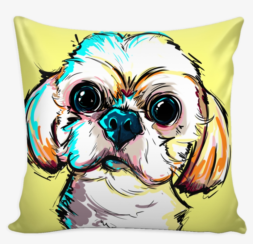 Shih Tzu Pillow Cover - Dog, transparent png #586169