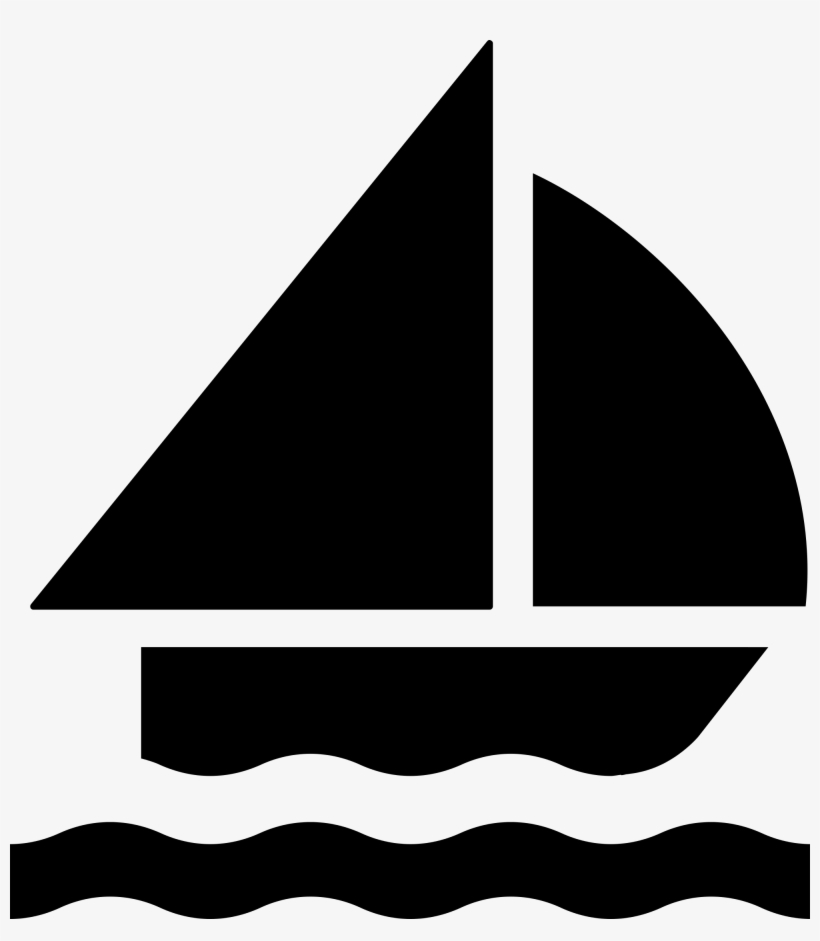 Open - Sailboat Symbol, transparent png #586811