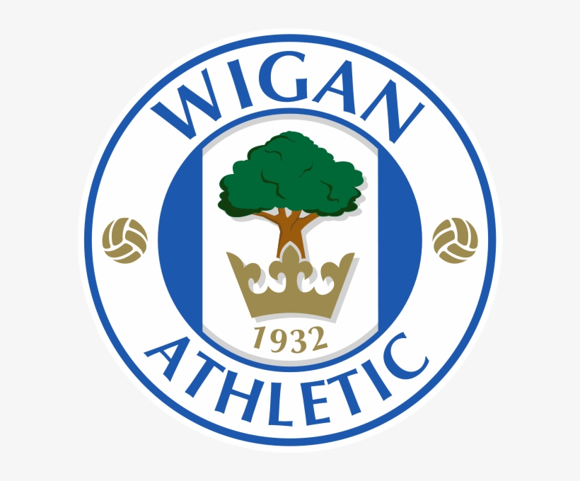 Manchester City Vs Manchester United - Wigan Athletic Logo Png, transparent png #586989