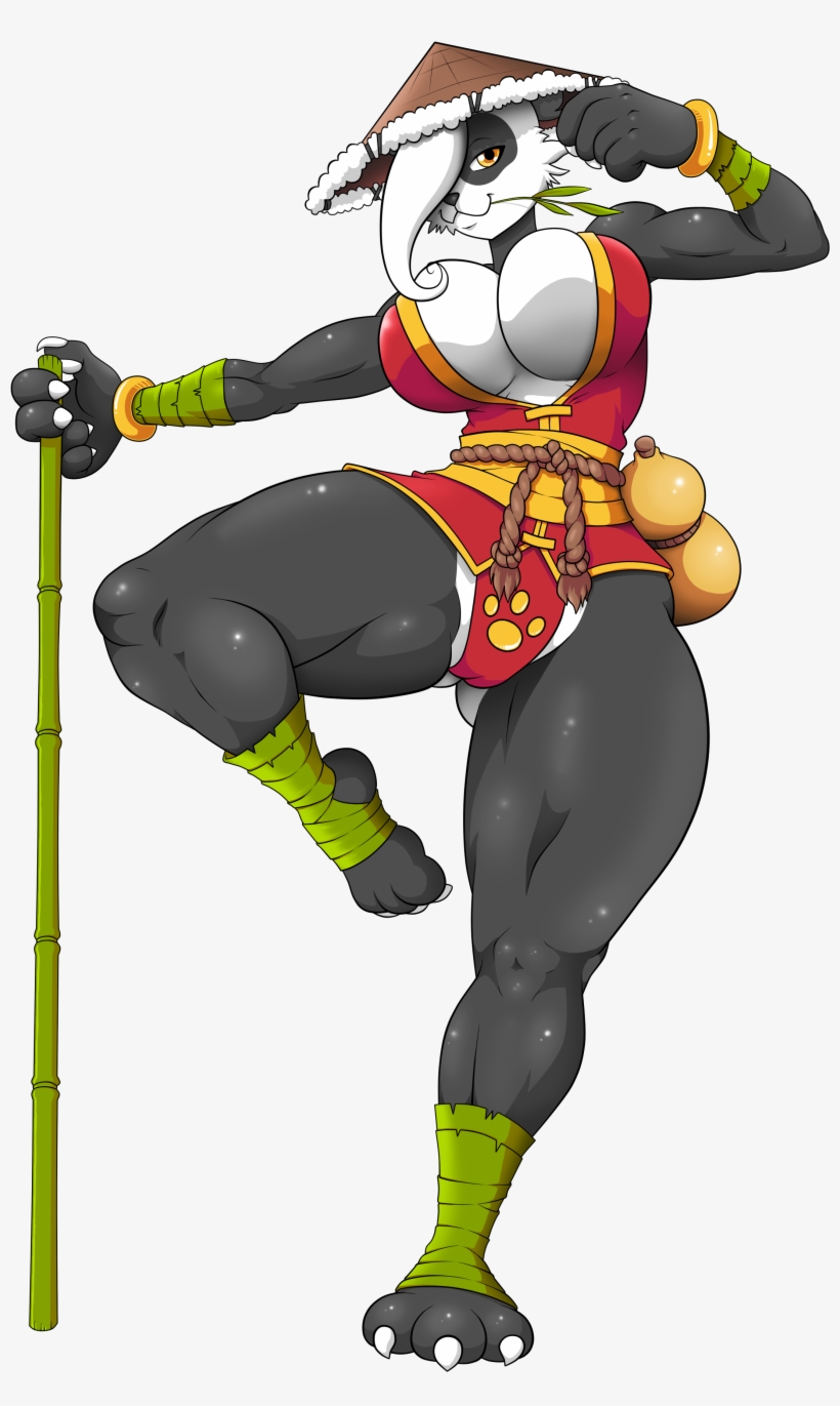 Drunken Kung Fu Panda Girl - Kung Fu Panda Furry, transparent png #587103