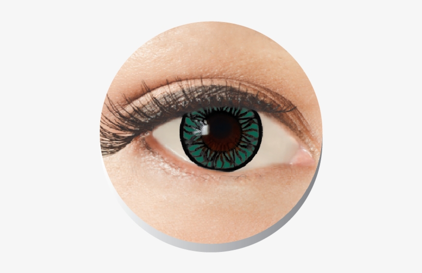 Green Eyes Are Magnetic And Refreshing - Jual Lacelle Softlens, transparent png #587630