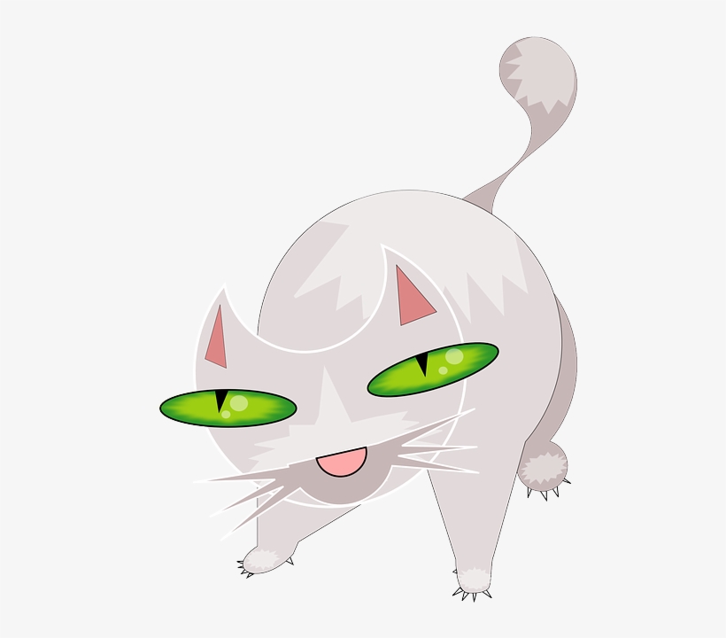 Cat, Pet, Animal, White, Green Eyes - Cat, transparent png #587781