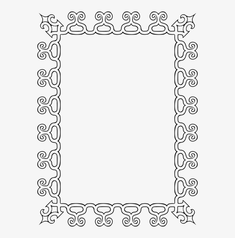 Paper Letter Drawing Papel De Carta Picture Frames - Border For A Paper, transparent png #587855