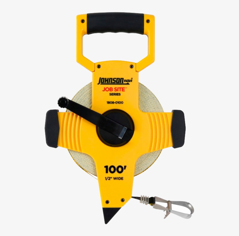 1808-0100 - Measuring Tape For Construction Site, transparent png #588116