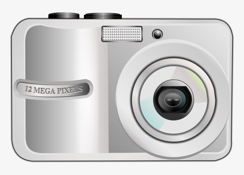 Clipart - Camera - Digital Camera Images Clip Art, transparent png #588311