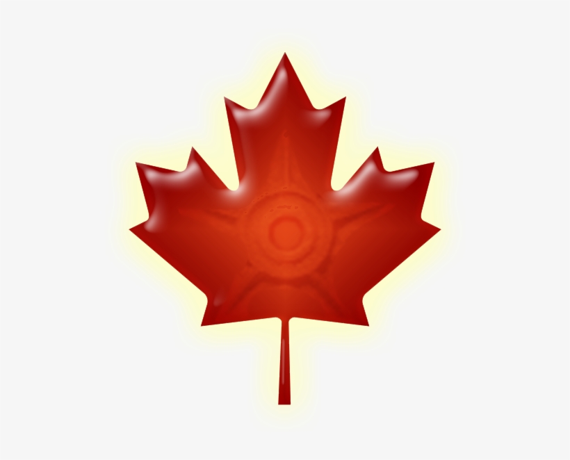 Red Wiki-maple Leaf - Canada Flag, transparent png #588356